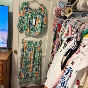 C&C California top & skirt set